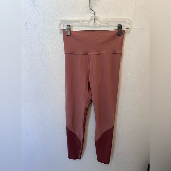 Vuori Colorblock Studio Legging High Rise Terracotta Small - Picture 2 of 3